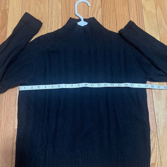 J. Crew ribbed mock neck sweater in supersoft yarn black women’s size XS. - Picture 9 of 10